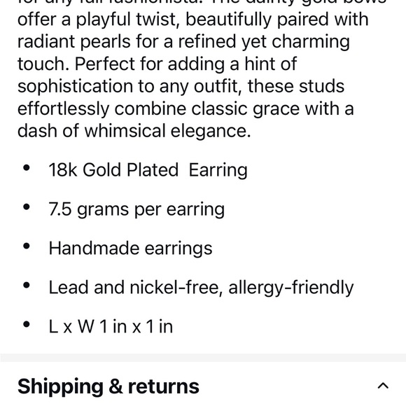 Lisi Lerch pearl bow earrings - Picture 2 of 3